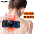 Neck Massager Mini Electric Neck Massage EMS Cervical Back Vertebra Massage