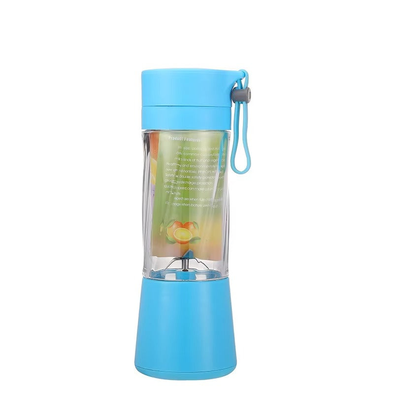 পোর্টেবল USB রিচার্জেবল জুসার ব্লেন্ডার (380ML) – ৬ ব্লেড স্মুদি মেকার 🥤⚡