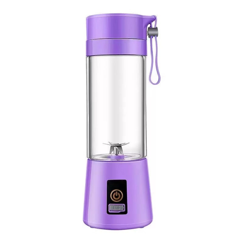 পোর্টেবল USB রিচার্জেবল জুসার ব্লেন্ডার (380ML) – ৬ ব্লেড স্মুদি মেকার 🥤⚡