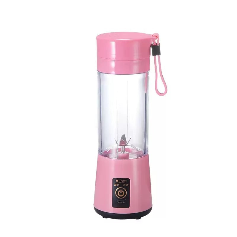 পোর্টেবল USB রিচার্জেবল জুসার ব্লেন্ডার (380ML) – ৬ ব্লেড স্মুদি মেকার 🥤⚡