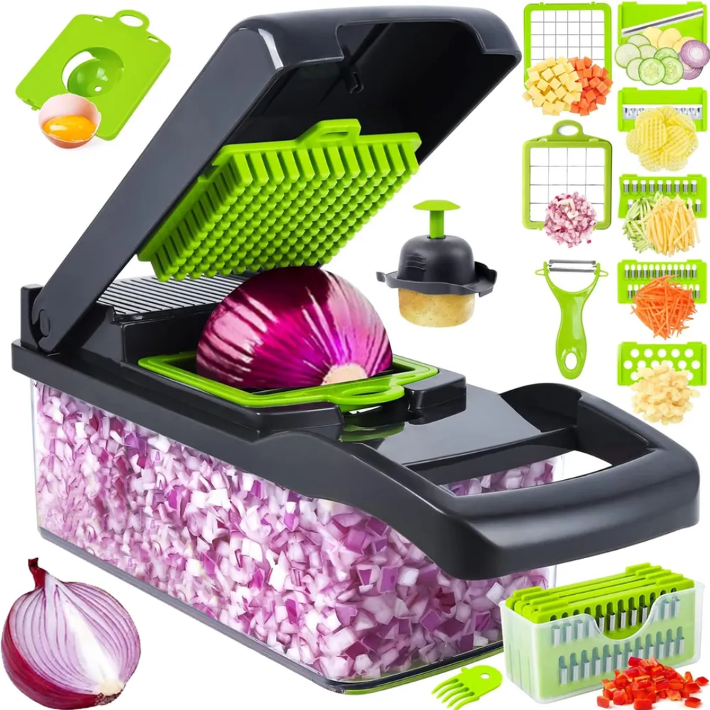 🥗 16-in-1 Multifunctional Vegetable Cutter & Chopper