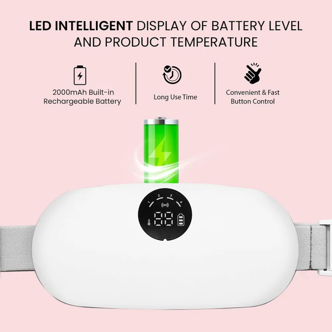 মাসিকের ব্যথা কমানোর হিটিং বেল্ট | Wireless Portable Heating Pad for Women | Period Pain & Back Pain Relief Belt