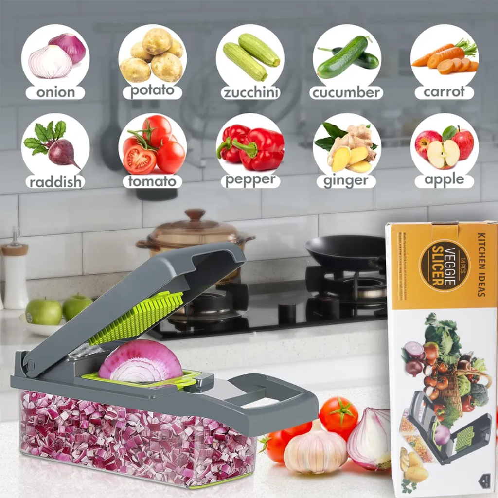 🥗 16-in-1 Multifunctional Vegetable Cutter & Chopper