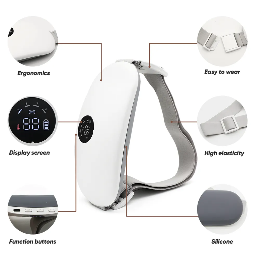 মাসিকের ব্যথা কমানোর হিটিং বেল্ট | Wireless Portable Heating Pad for Women | Period Pain & Back Pain Relief Belt