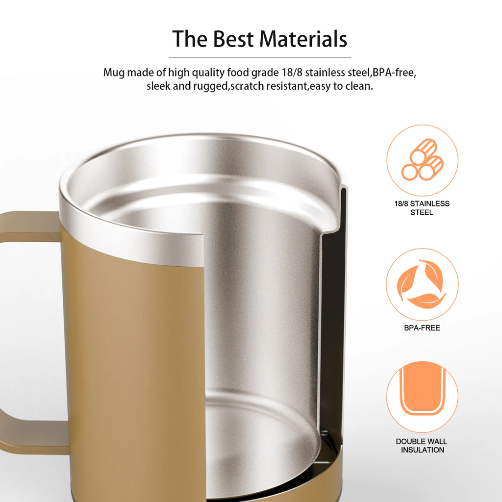 Smart Temperature Control Coffee Mug Warmer Set – Ceramic Mug with Heating Base