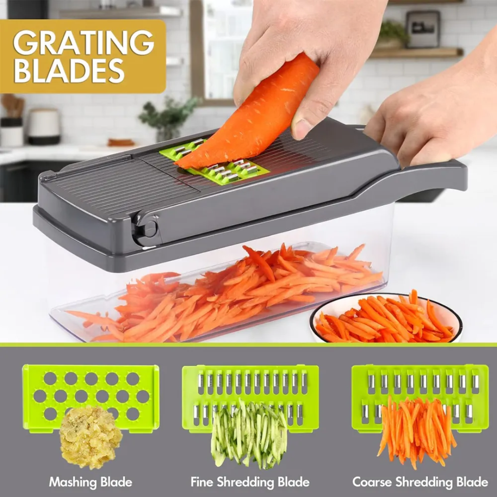 🥗 16-in-1 Multifunctional Vegetable Cutter & Chopper