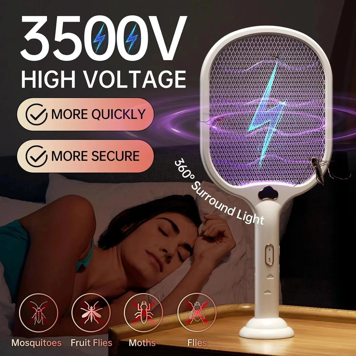USB মশা মারার লাইট – UV লাইট ইলেকট্রিক মশা কিলার (Indoor & Outdoor) 🦟⚡