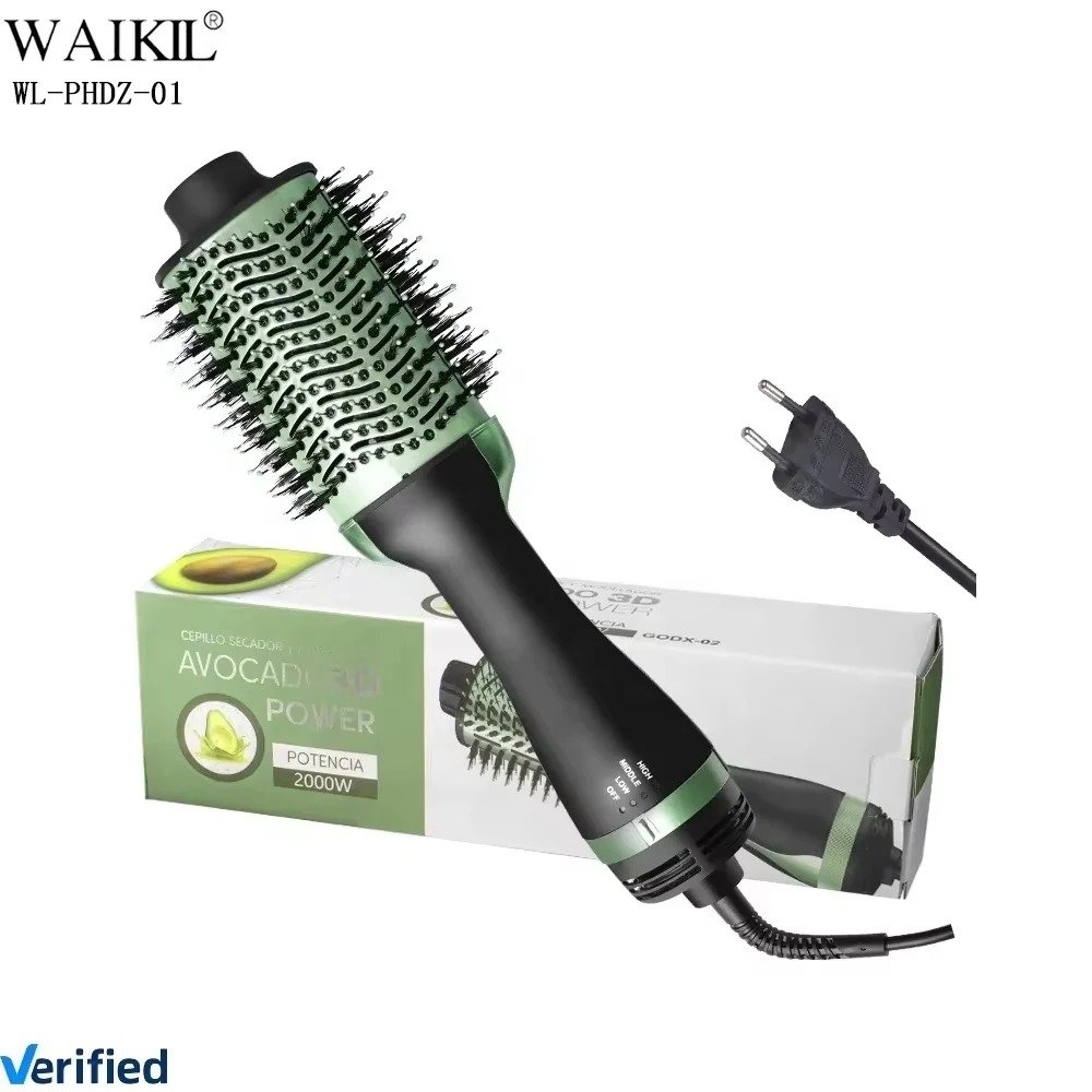 ২-ইন-১ হেয়ার ড্রায়ার ও স্টাইলিং ব্রাশ – Professional Hot Air Brush Set (Detachable) 💇♀️✨ - Image 2