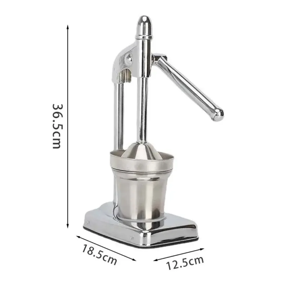 Manual Juicer Machine – Stainless Steel Hand Press Lemon, Orange & Fruit Juice Maker - Image 4